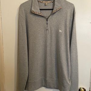 Quarter zip Burberry sweater